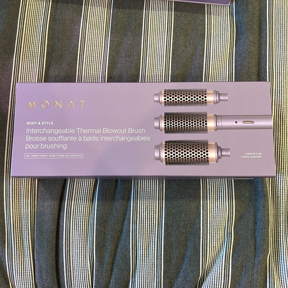Interchangeable thermal blowout brush
